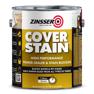 Zinsser CoverStain Primer Sealer Stain Blocker - White 3.78L - 3.78L