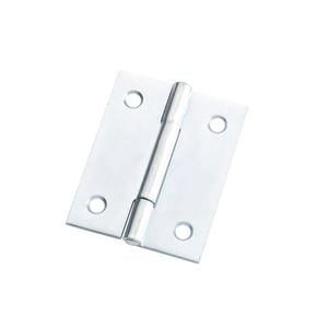 Lane 50 x 40 x 1.2mm Zinc Plated Fixed Pin Butt Hinge