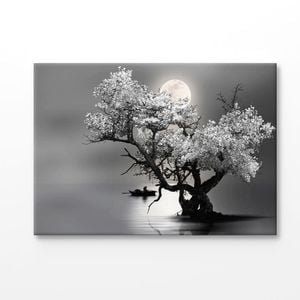 Sailing Under the Moonlight Print 100% Australian Made 180x120cm (Stretched Canvas)