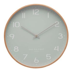 One Six Eight London Olivia Aqua 53cm Silent Wall Clock
