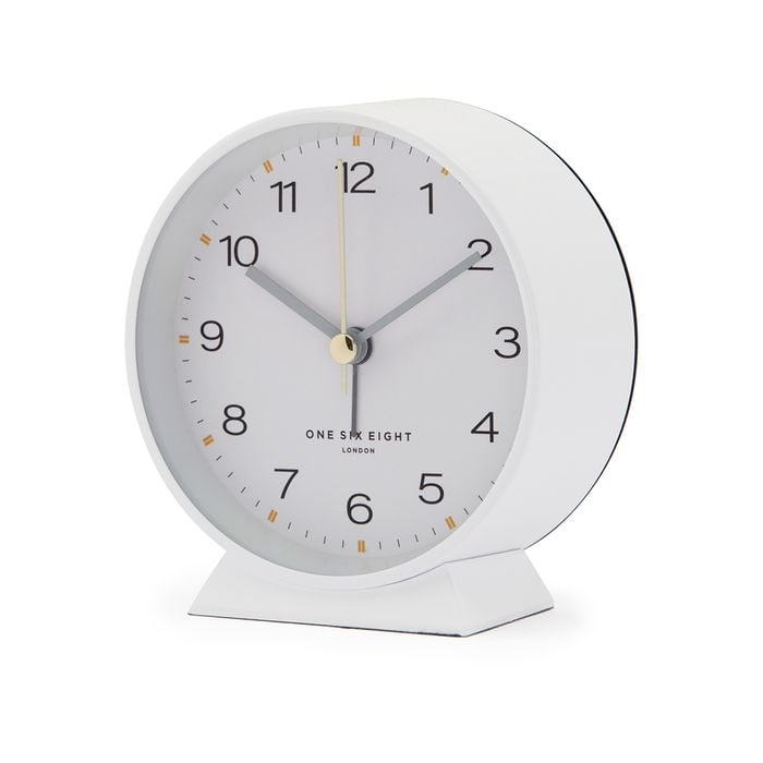 One Six Eight London Hayley White Alarm Clock
