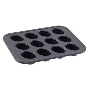 12pc Bakers Secret Friand Pan Non Stick Heavy Duty Dishwasher Safe