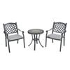 FurnitureOkay Orlando-Athens 3-Piece Cast Aluminium Outdoor Dining Setting