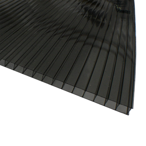 Sunlite 8mm x 610mm x 3.0m Grey Twinwall Polycarbonate Roofing