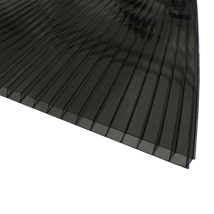 Suntuf Sunlite 8mm x 610mm x 3.0m Solar Grey Twinwall Polycarbonate Roofing