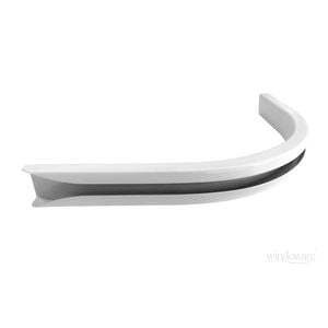 Windoware 90° Normal White Corner Bend Standard Square Track