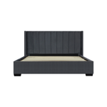 Hotshoppa Mayfair Charcoal Velvet Bed Frame Super King