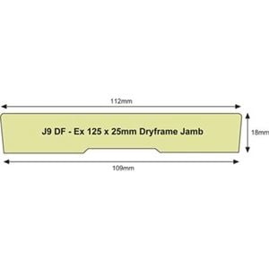 Radiata Finger Jointed 112x30mm Doorjamb Untreated Dry