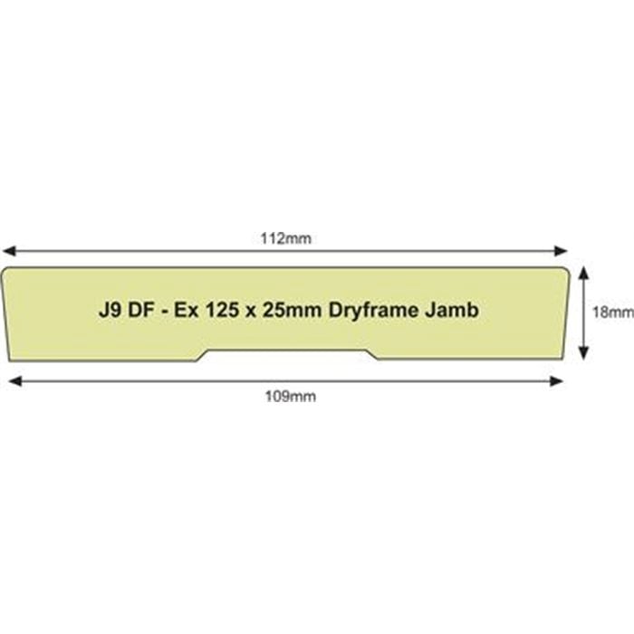 Radiata Finger Jointed 112x30mm Doorjamb Untreated Dry
