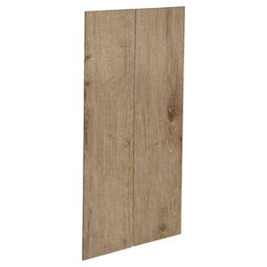 Kaboodle 900mm Spiced Oak Modern Pantry Doors - 2 Pack