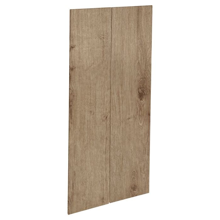 Kaboodle 900mm Spiced Oak Modern Pantry Doors - 2 Pack