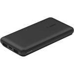 Belkin BOOST&uarr;CHARGE Power Bank - Black - For iPhone - Lithium Ion (Li-Ion) - 10000 mAh - 3 x USB - Black