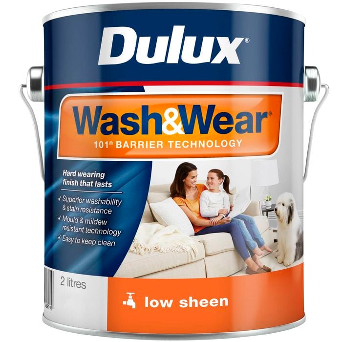 Dulux Wash&Wear Blue Low Sheen Interior Paint - 2L