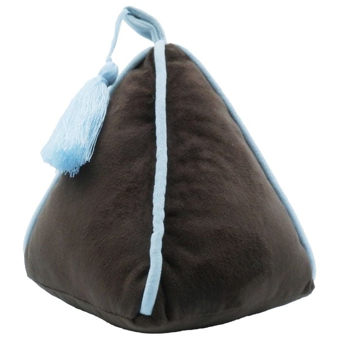 Astin Sinclair 14 x 14 x 18cm Brown Velvet Door Stop