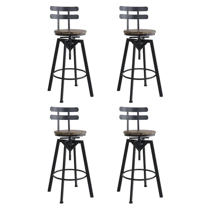 Levede 4pc Adjustable Bar Stools