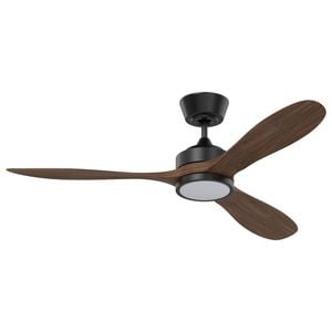 Mercator 52" Natural Timber Pegasus DC Fan With Uplight