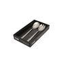 2pc St. Claire Nordic Salad Server Set Stainless Steel Serveware Matt Silver