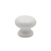 Prestige 45mm White Acrylic Mushroom Knob