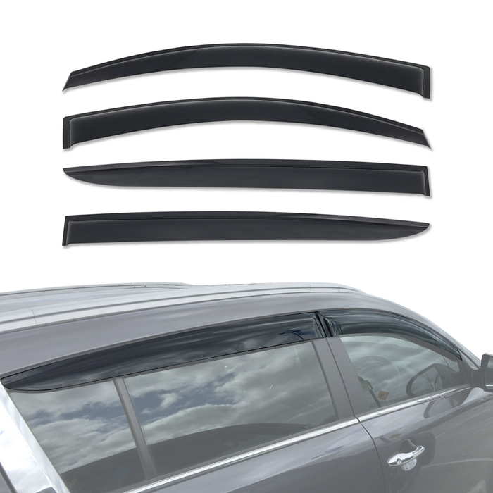 AUSGO Weather Shields for KIA Sportage SL Series 2010-2015 Weathershields Window Visors Wind Deflectors