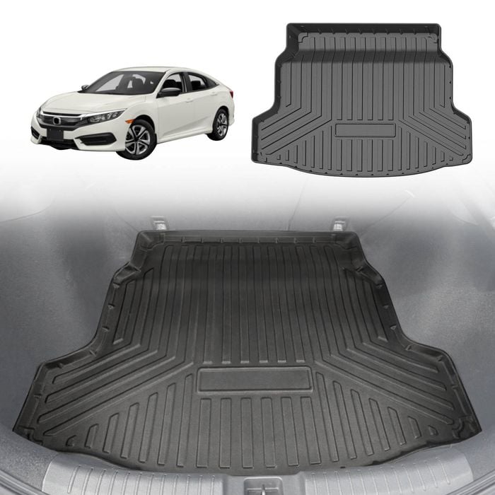 AUSGO Boot Liner for Honda Civic 10th Hatch 2017-2021 Cargo Trunk Mat Boot Mat