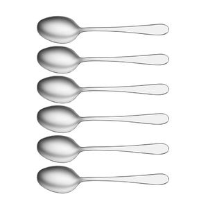 Tablekraft Teaspoons Luxor 18/0 Stainless Steel 142mm 6 Pack