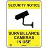 Pinnacle 400 x 300mm Poly Security Notice Surveillance Cameras Sign