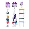 3PK Paws & Claws Wooden Bird Toy 34cm Assorted