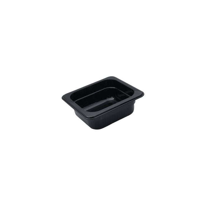 Star Group Food Pan 1/6 Size Polycarbonate Black 176x162x150mm / 2.22Lt