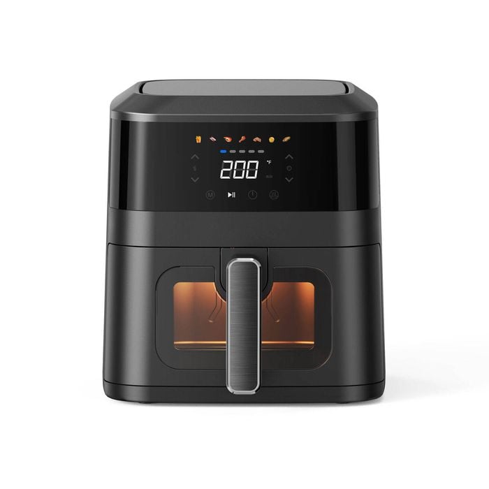 Healthy Choice 1400w 5l Non-stick Digital Air Fryer With Clear Viewing Window