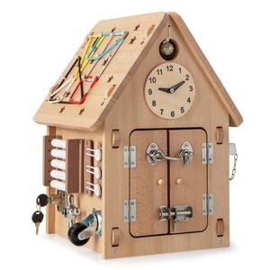 Costway Kids Cubby House Wood Montessori Educational Toys