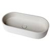 New Form Concreting Oasis Capsule Concrete Vessel Basin in Sandy White