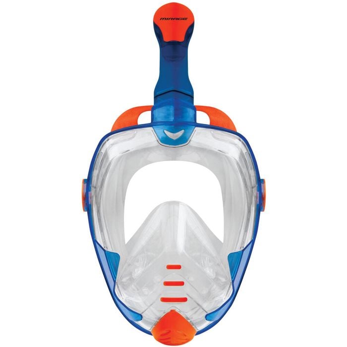 2pc Mirage Galaxy2 Snorkelling Mask & Snorkels Adult Set S/M Blue
