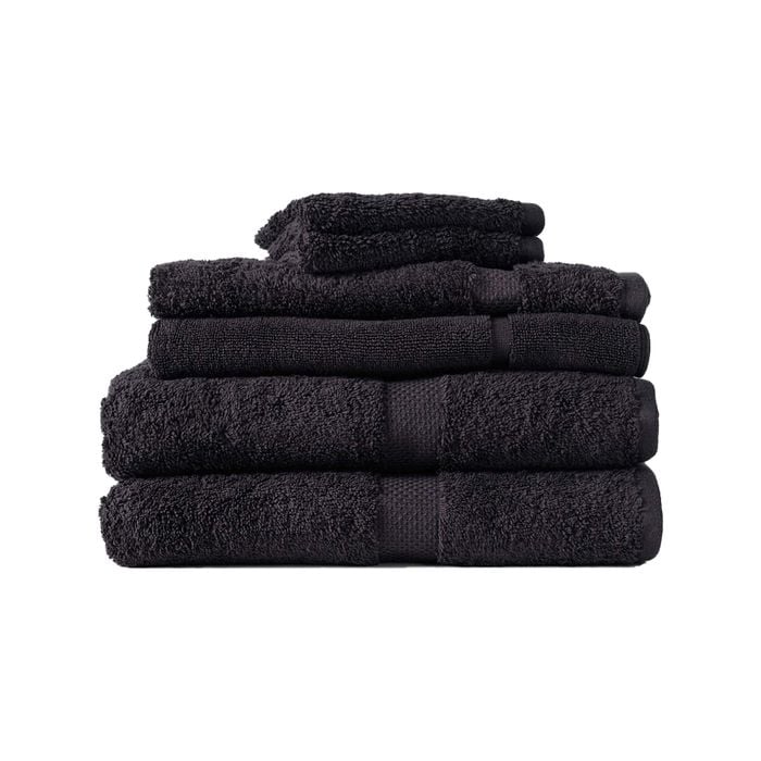 6pc Canningvale Royal Splendour Home Decor Bathroom Towel Set Slate