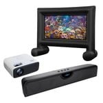 Laser Full HD Projector With Inflatable Screen