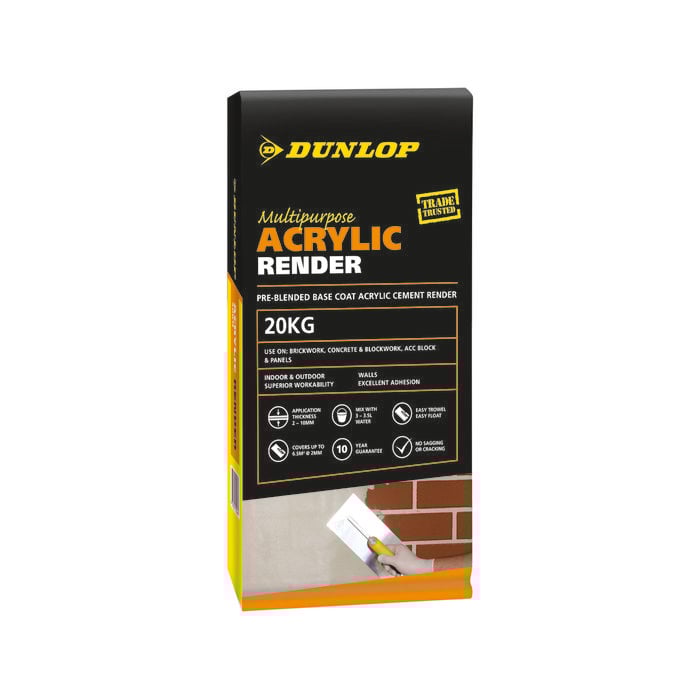 Dunlop 20kg Multipurpose Acrylic Render