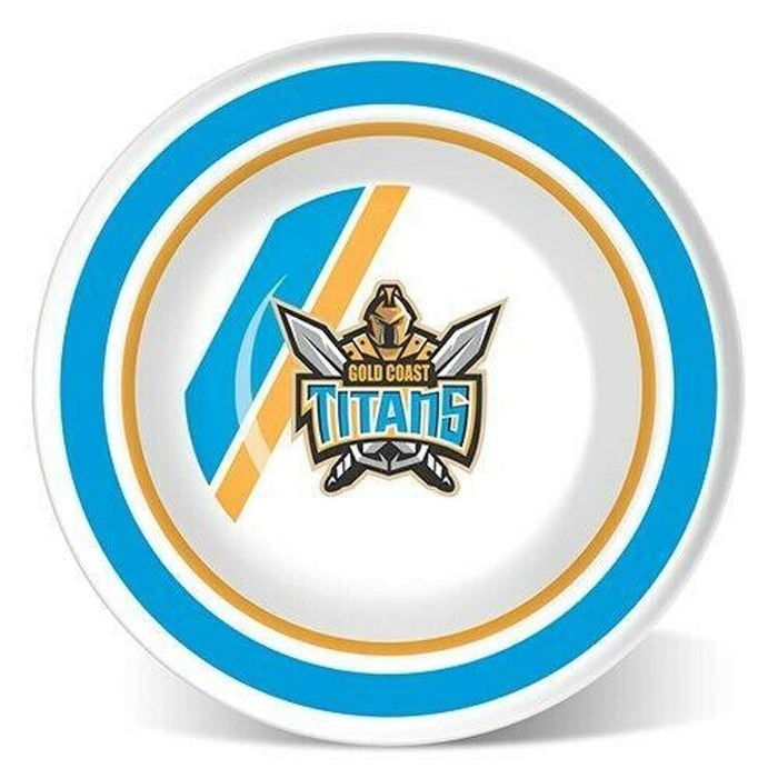 NRL Logo Bowl - Gold Coast Titans - Melamine - One Bowl - Dinner - Lunch