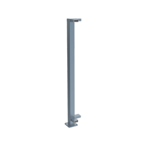 ProtectorAl 1010 mm H Deep Ocean Aluminium Flanged 90° Balustrade Post - Deep Ocean