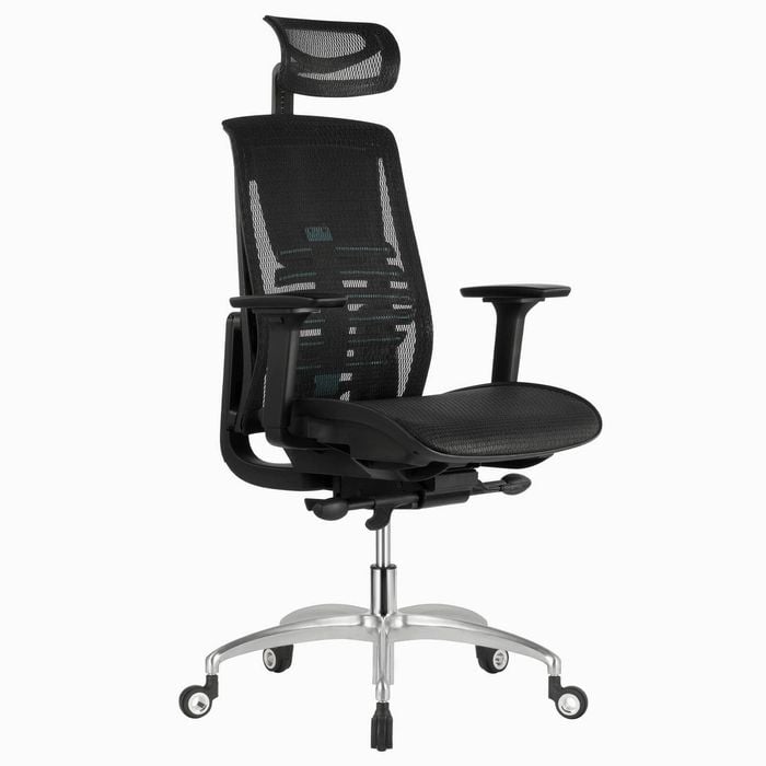 Desky Big & Tall High Back Office Chair - Black