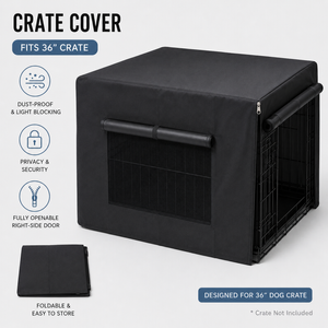 YES4PETS 36' Collapsible Crate with Canvas Cover