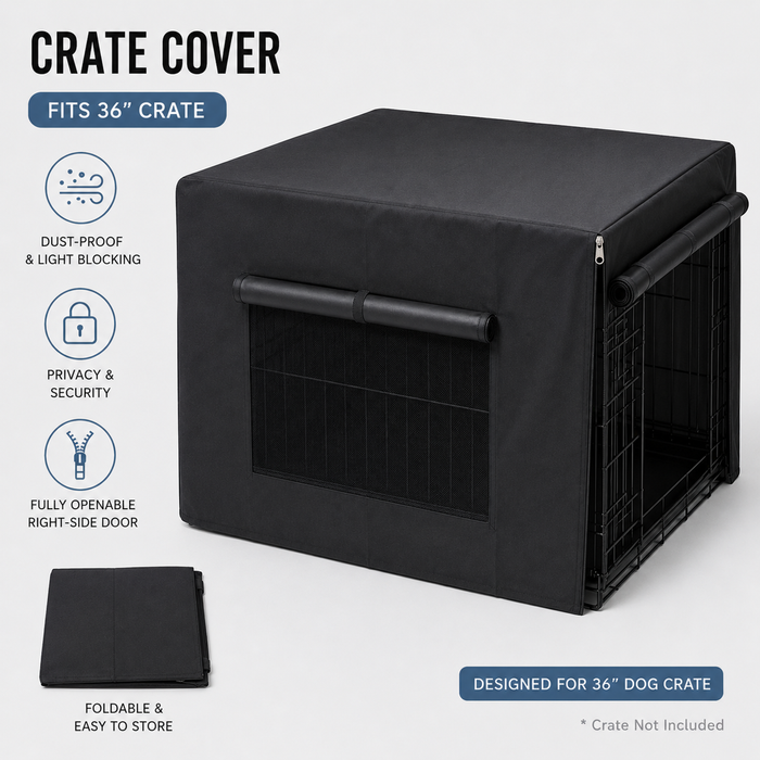 YES4PETS 36' Collapsible Crate with Canvas Cover