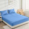 LINENOVA 2000TC Bamboo Blend Fitted Sheet Set - Ocean,Double