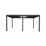 Coolaroo 3.6 x 5.3m Charcoal Fairhaven Gazebo