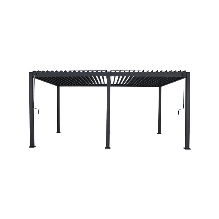 Coolaroo 3.6 x 5.3m Charcoal Fairhaven Gazebo