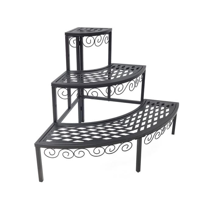 3-Tier Corner Metal Plant Stand