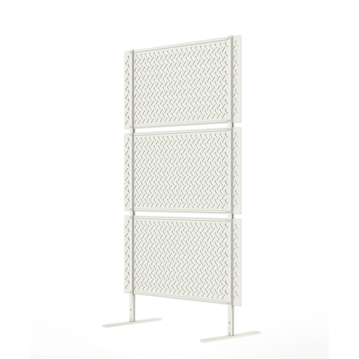 Rapid 400 x 1400 x 800 White Decorative Privacy Screen