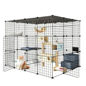 Advwin Large Cat Cage Cat Condo House Pet House DIY