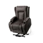 Artiss Massage Chair Recliner Lounge Electric Velvet