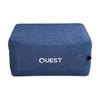 Quest Outdoors Air Foot Stool Inflatable Water-Resistant Drawstring Bag Navy