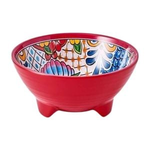 Prepara Melamine Tortilla Taco Party Serving Dip Bowl 6in Red