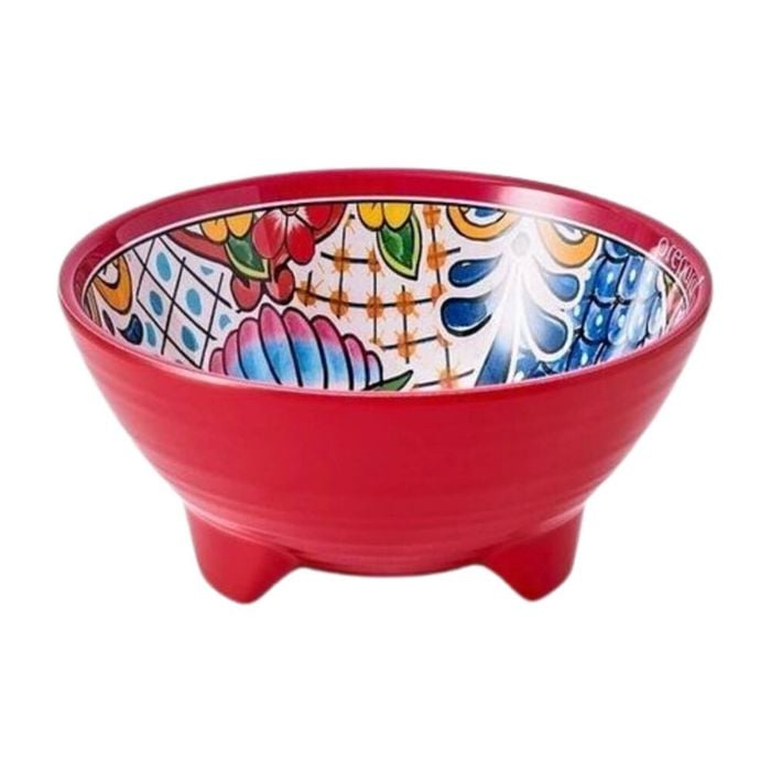 Prepara Melamine Tortilla Taco Party Serving Dip Bowl 6in Red